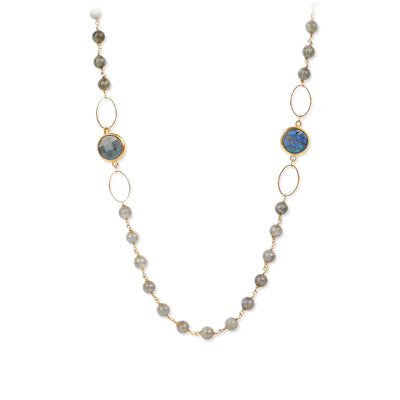 DARIEN NECKLACE, LABRADORITE