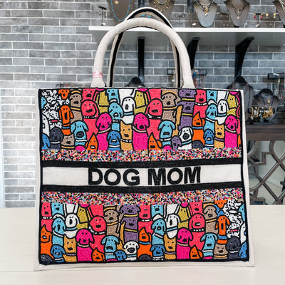 DOG MOM TOTE BAG