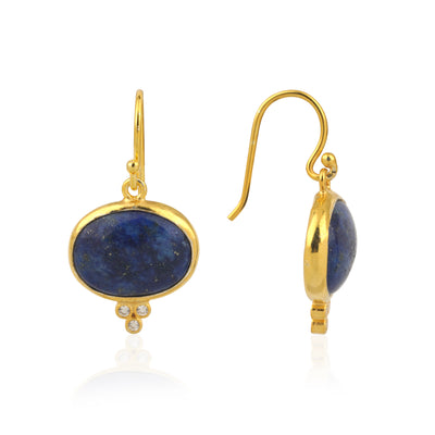 SIENA EARRINGS, LAPIS
