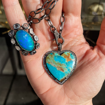 ARIZONA TURQUOISE HEART PENDANT