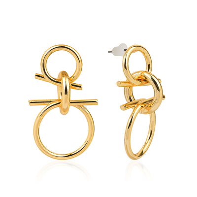 GOLDEN KNOT EARRINGS