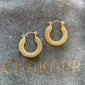 TWISTED ROPE HOOP EARRINGS