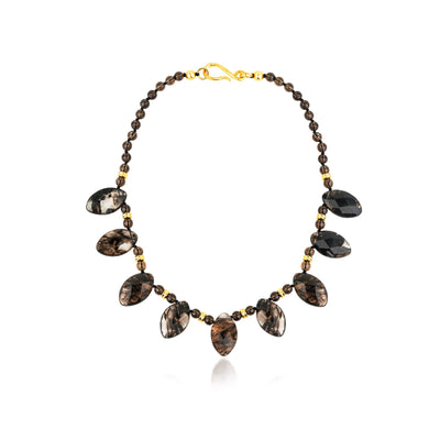 SMOKY STATEMENT NECKLACE