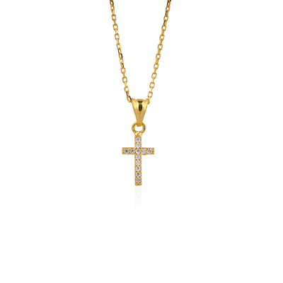 PAVE CROSS PENDANT