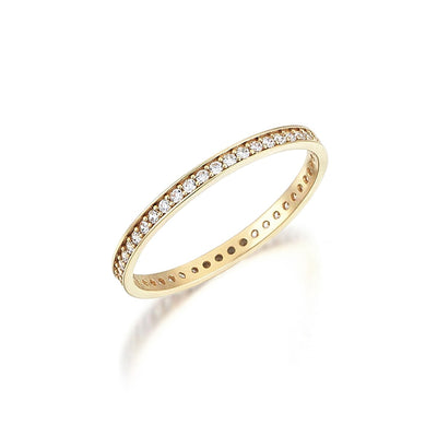 14K GOLD ETERNITY BAND