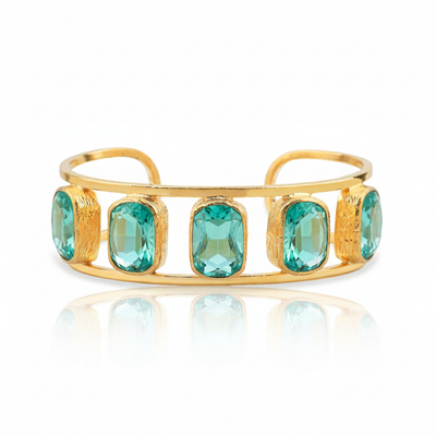 AQUA BLUE CUFF BRACELET