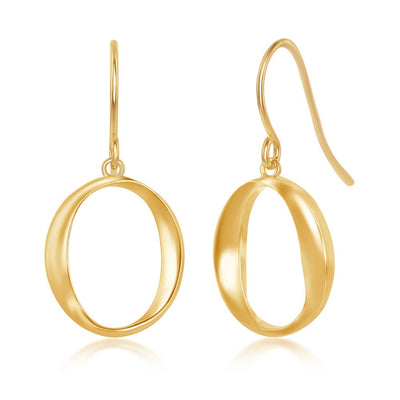 'O' DROP EARRINGS