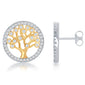 TREE OF LIFE STUD EARRINGS