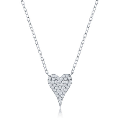 PAVE HEART PENDANT