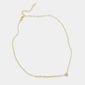 DAINTY FLOWER CHARM NECKLACE