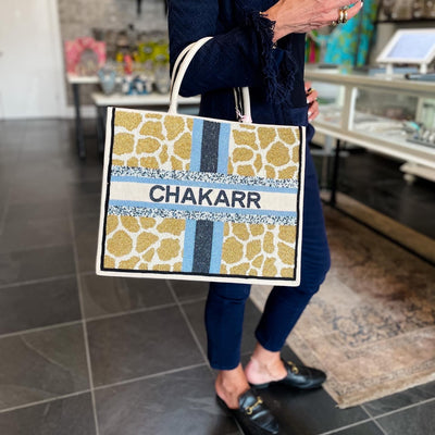 GIRAFFE SPOTS TOTE (CUSTOMIZE ME)
