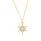 OPAL SUNBURST PENDANT