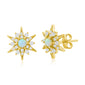 OPAL SUNBURST STUD EARRINGS