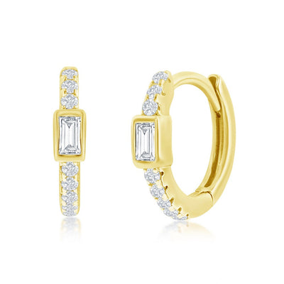 MINI HUGGIE HOOP EARRINGS