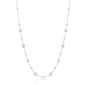 STERLING SILVER STATION NECKLACE