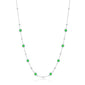 STERLING SILVER STATION NECKLACE