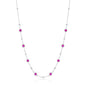 STERLING SILVER STATION NECKLACE