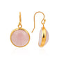 ROSE QUARTZ DROP EARRINGS