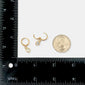 GOLD FILLED HEART EARRINGS