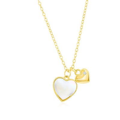 DOUBLE HEART PENDANT