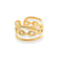 TRIPLE LAYER RING