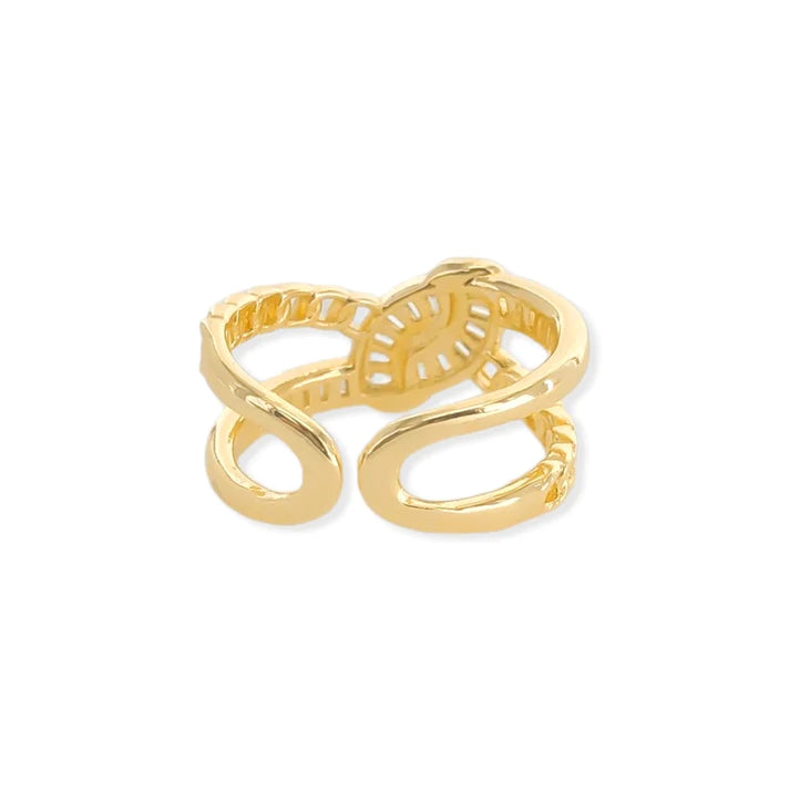 BAGUETTE KNOT RING