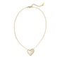 MOTHER OF PEARL HEART