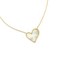 MOTHER OF PEARL HEART