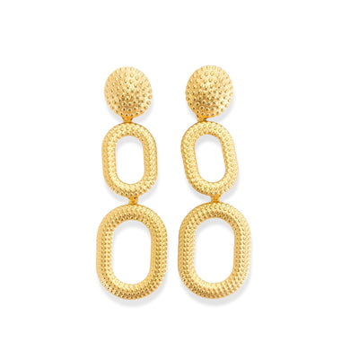DOTTED STATEMENT EARRINGS