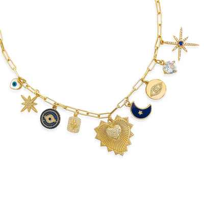MULTI CHARM NECKLACE