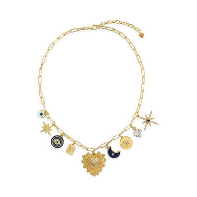 MULTI CHARM NECKLACE
