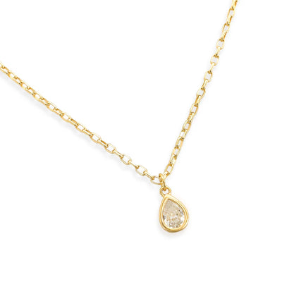 CZ TEARDROP PENDANT