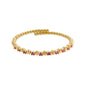 GOLD BEADED CUFF BRACELET (5 COLORS)