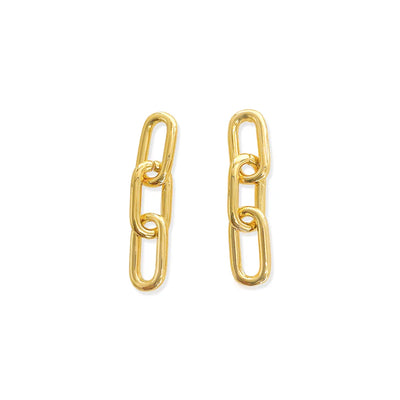 PAPERCLIP POST EARRINGS