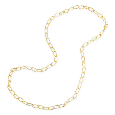 36" OVAL CHAIN NECKLACE