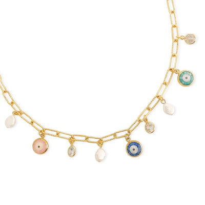 MULTI CHARM NECKLACE