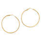 LARGE THIN HOOP EARRINGS