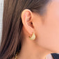 PAVE CRESCENT EARRINGS