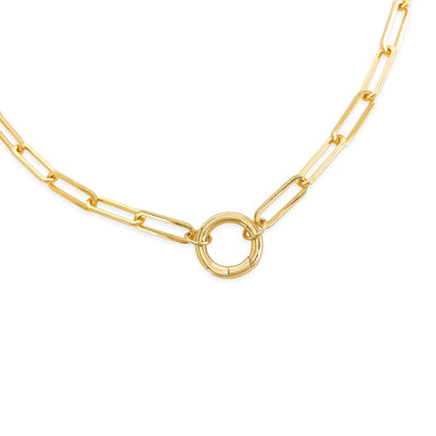 PAPERCLIP CHAIN NECKLACE