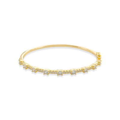 PRONG SETTING CZ BANGLE