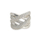 MULTI LAYER SILVER RING