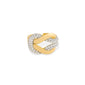 TWO-TONE KNOT RING