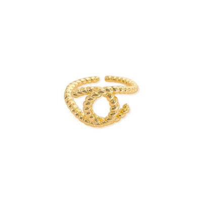 TWISTED LOOP RING