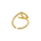 TWISTED LOOP RING