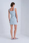 BLUE TWEED DRESS