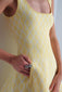 FLARED YELLOW MINI DRESS