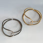 CRYSTAL LINED CUFF BRACELET (2 COLORS)
