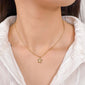 DAINTY DAISY PENDANT ADJUSTABLE CHAIN