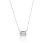 RECTANGLE BEZEL CZ NECKLACE