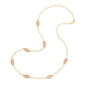 NATURAL STONE STATION NECKLACE
